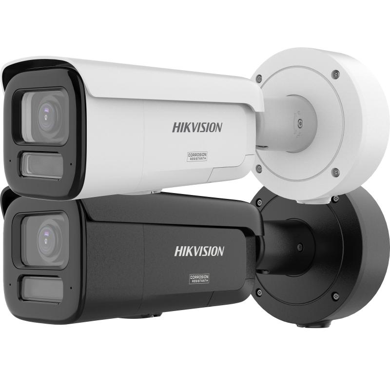 Hikvision DS-2CD3687G3-LIZSUY-SL 8 MP Smart Hybrid Light DarkFighter 2.0 Motorised Varifocal Bullet Network Camera, 2.7–13.5 mm, AcuSense, IP67/IK10