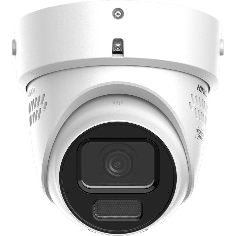 Hikvision DS-2CD3H67G3-LIZSUY-SL Smart Hybrid Light DarkFighter 2.0 6MP Turret Network Camera, 2.7-13.5mm Motorized Varifocal, Active Strobe & Audible Warning