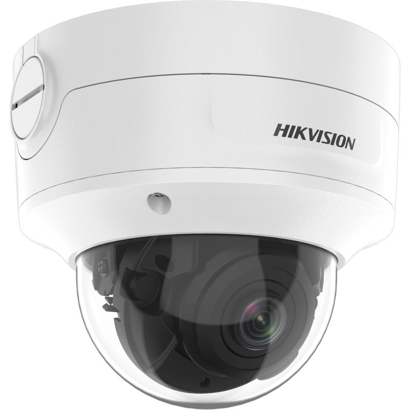 Hikvision DS-2CD2766G2T-IZS-BNC AcuSense 6 MP Motorized Varifocal Dome Network Camera, 2.8-12 mm, BNC Output, IR 40 m