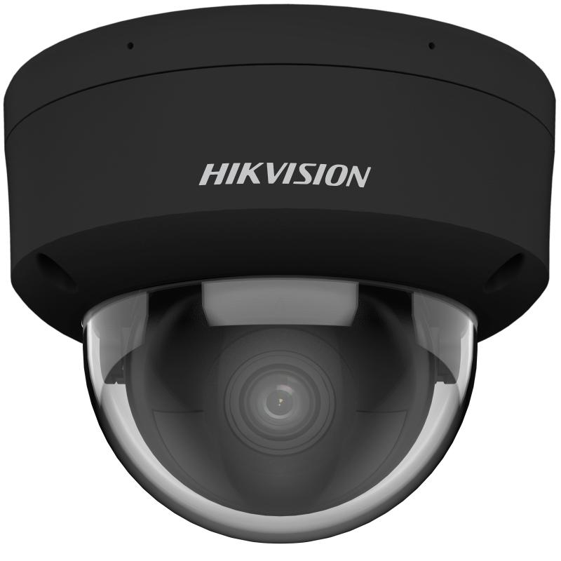 Hikvision DS-2CD2166G2H-ISU-BLK AcuSense DarkFighter 6 MP Fixed Dome Network Camera, 2.8 mm / 4 mm, Smart IR 30 m, Built-in Mic, Black