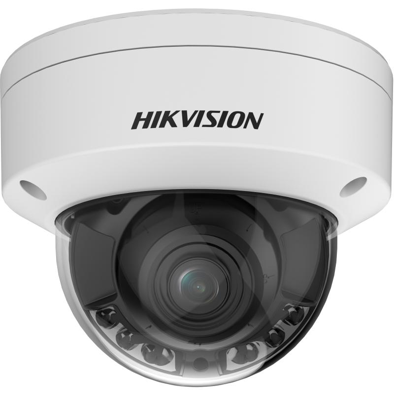 Hikvision DS-2CD3766G2HT-LIZSUY Smart Hybrid Light 6 MP Varifocal Dome Network Camera, 2.7–13.5 mm, IR & White Light 40 m