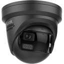 HiLook IPC-T289PH-MU-SL (Black) 8MP Dual-Lens 180° Panoramic Fixed Turret IP Camera, 2mm, Smart Hybrid Light, IR 30m, Built-in Mic
