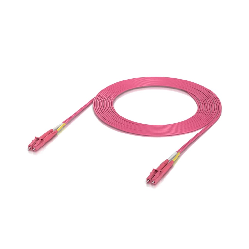 Ubiquiti UACC-OFC-M2-LULU-3M-50 OM4 Duplex LC UPC Fiber Patch Cable