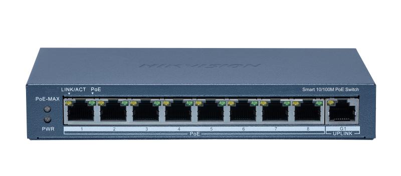 Hikvision DS-3E1309P-EI 8-Port Fast Ethernet Smart Managed PoE Switch