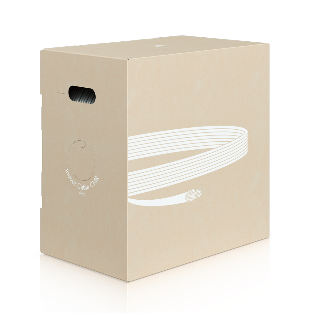 Ubiquiti UACC-Cable-C6A-CMR UniFi Indoor Cable Cat6A CMR 305m Riser-Rated UTP Solid Copper White
