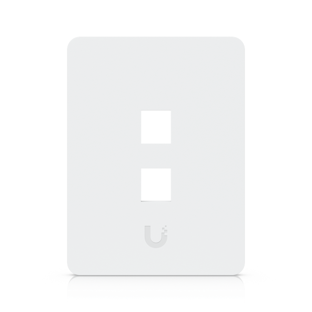 Ubiquiti UACC-WP-Keystone-V-2P UniFi Paintable Keystone Wall Plate Vertical 2-Port