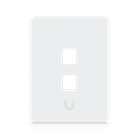 Ubiquiti UACC-WP-Keystone-V-2P UniFi Paintable Keystone Wall Plate Vertical 2-Port