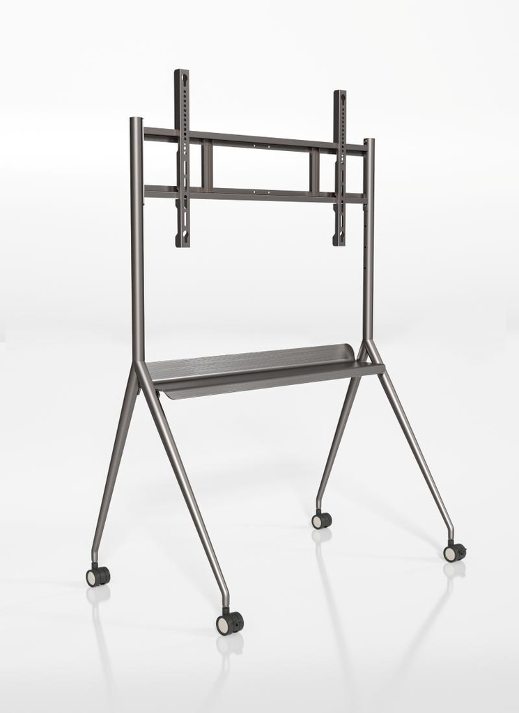 Hikvision DS-D5ABKY2-S Mobile Floor Stand for 55, 65 & 75-Inch Interactive Flat Panels, 85 kg Capacity