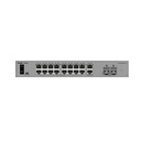 Ruijie RG-ES220GS-P-V2 20-Port Gigabit Smart Cloud-Managed PoE Switch, 16 x PoE+ 250W, 2 x SFP, ERPS