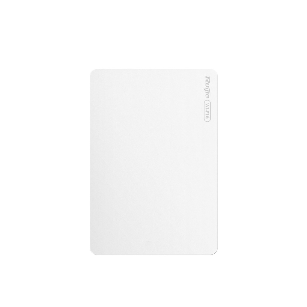 Ruijie RG-RAP62-Wall Wi-Fi 6 AX3000 Dual-Band Multi-Port Wall-Plate Access Point, 4 x Gigabit LAN with PoE Out