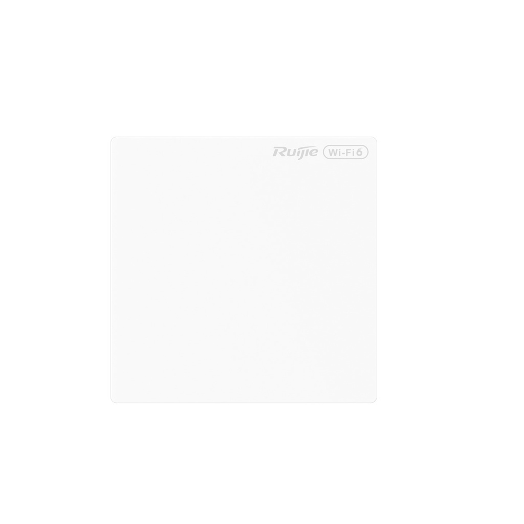 Ruijie RG-RAP62-Wall-Lite Wi-Fi 6 AX3000 Dual-Band Wall-Plate Access Point, 2 x Gigabit Ports, PoE/PoE+ Powered