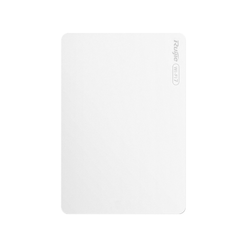 Ruijie RG-RAP72-Wall, Wi-Fi 7 BE3600 Dual-Band Wall-Plate Access Point with 2.5G Uplink and PoE Out