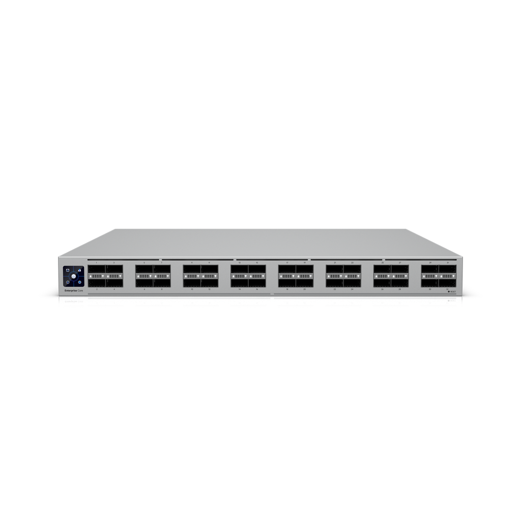 Ubiquiti ECS-Core Enterprise Campus Switch Core, 3.2 Tbps High-Density 100G Layer 3 Etherlighting™ Core Switch, MC-LAG Support *