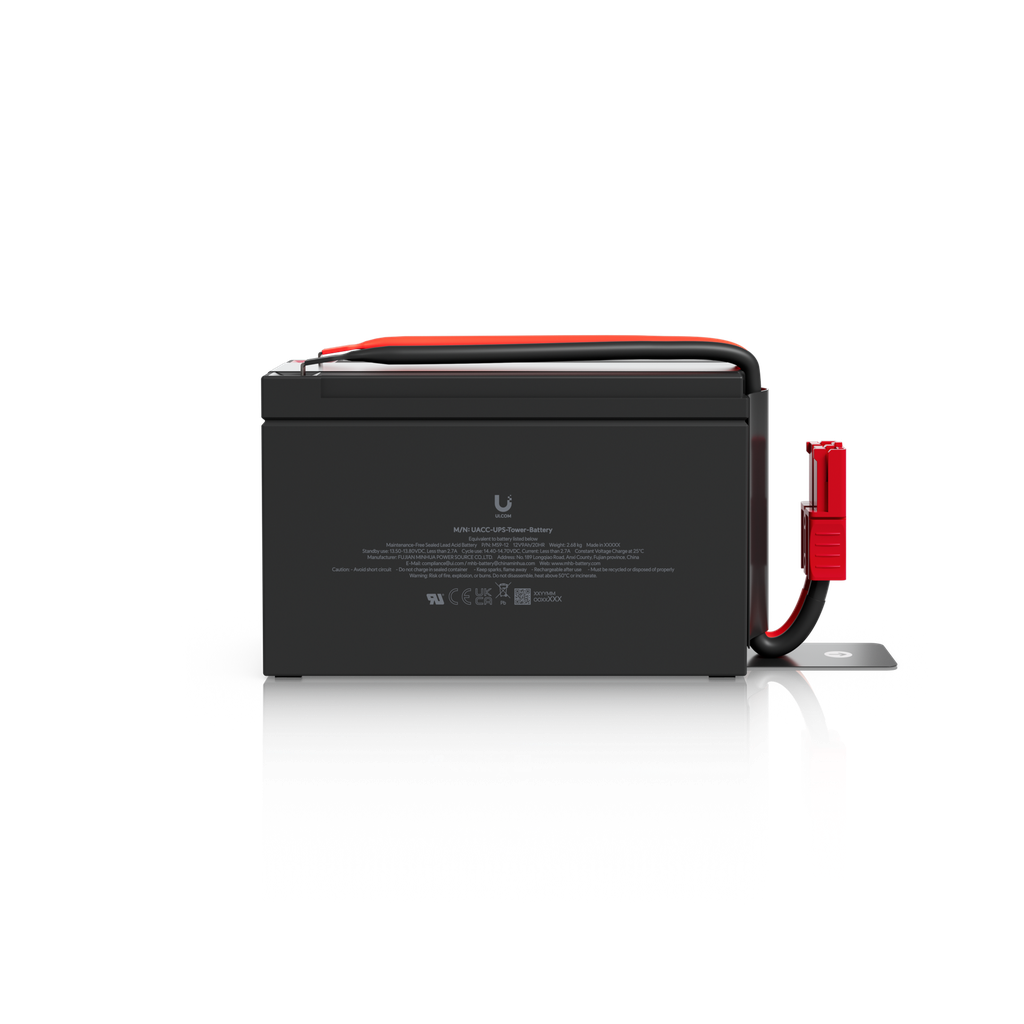 Ubiquiti UACC-UPS-Tower-Battery UPS Tower Battery, Replacement Hot-Swappable Battery, UPS Tower.