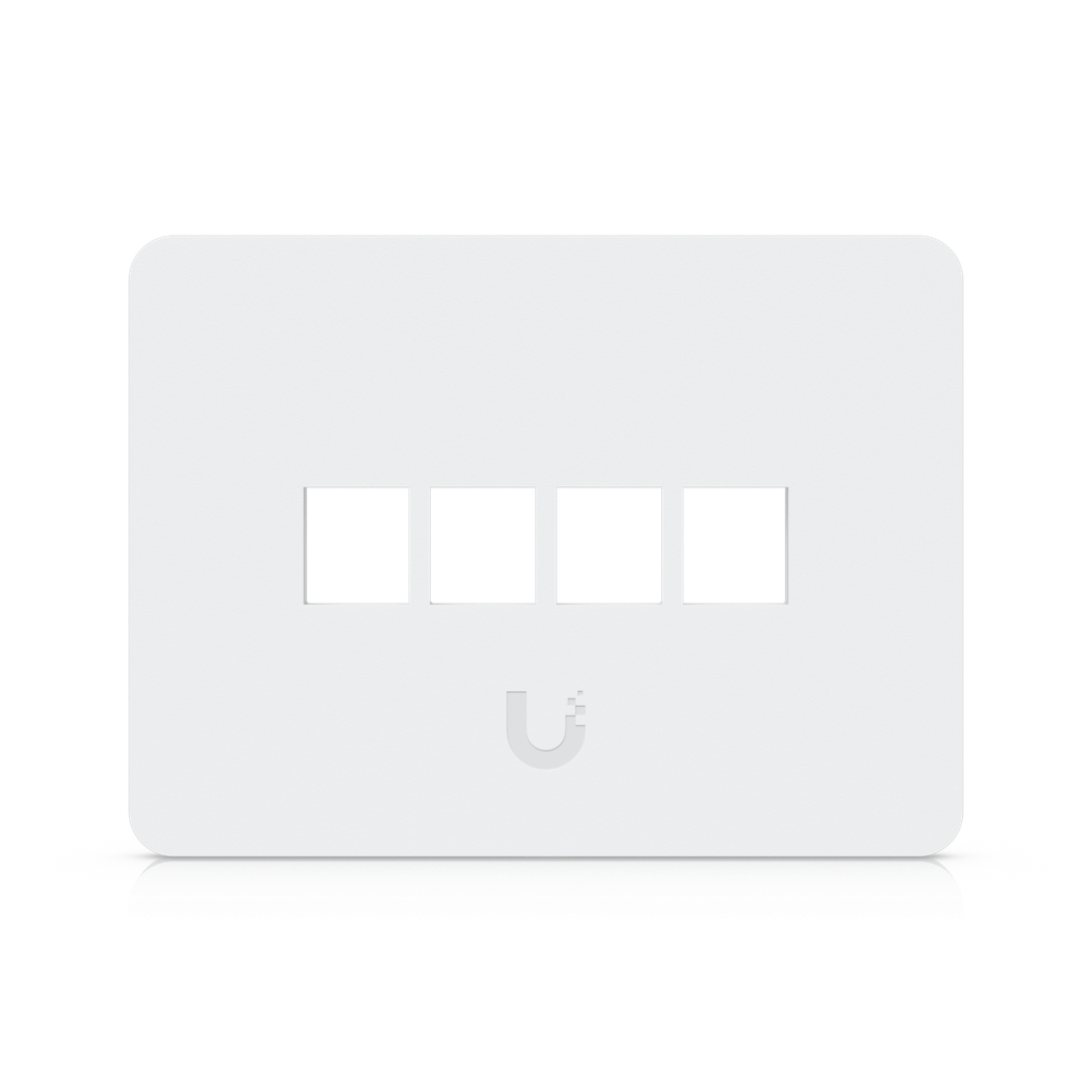 Ubiquiti UACC-WP-Keystone-H-4P Universal Paintable Keystone Wall Plate, 4-Pack