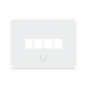 Ubiquiti UACC-WP-Keystone-H-4P Universal Paintable Keystone Wall Plate, 4-Pack