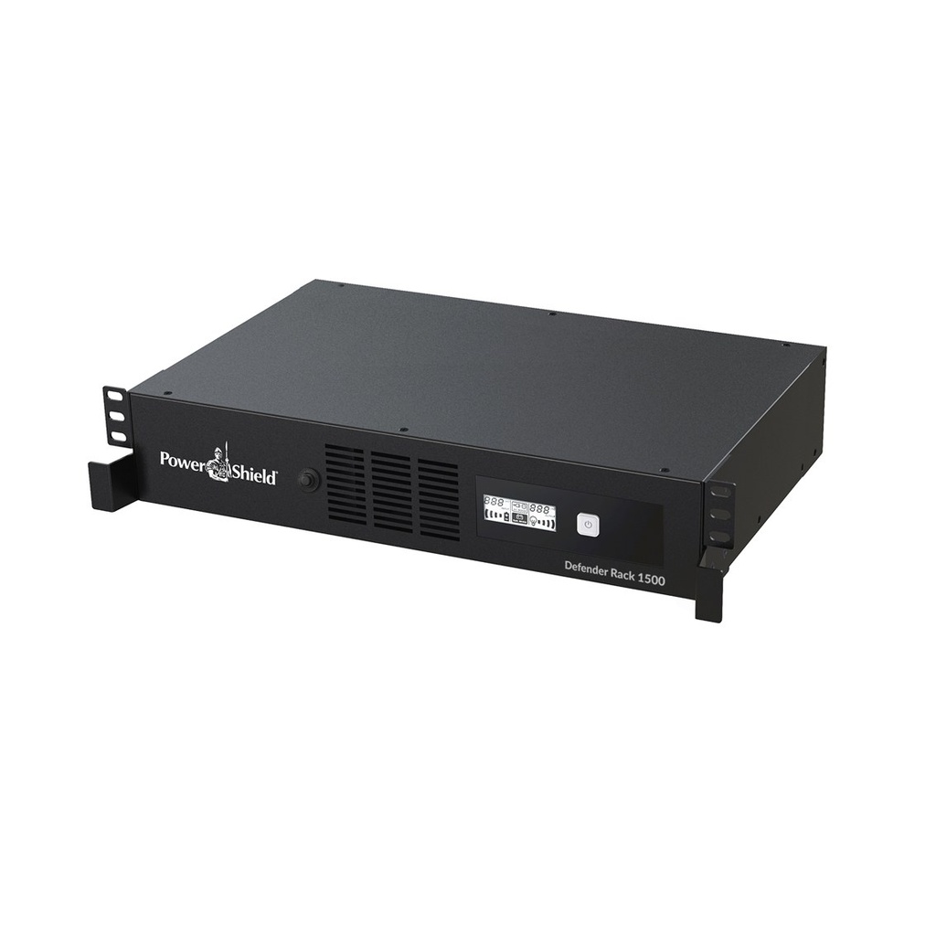 PowerShield Defender Rackmount 1500VA Line Interactive UPS, 900W, 300mm Shallow Depth