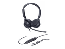 Yealink UH42 Mono USB Wired Headset, UC, USB-C with USB-A Adapter, AI Noise Cancellation, In-line Controller