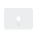 Ubiquiti UACC-WP-Keystone-H-1P UniFi Paintable Keystone Wall Plate Horizontal 1-Port