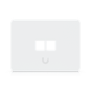 Ubiquiti UACC-WP-Keystone-H-2P UniFi Paintable Keystone Wall Plate Horizontal 2-Port