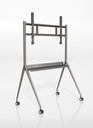 Hikvision DS-D5ABKY2-S Mobile Floor Stand for 55, 65 & 75-Inch Interactive Flat Panels, 85 kg Capacity