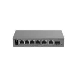 Ruijie RG-ES207GS-P, 6-Port Gigabit Smart Cloud-Managed PoE Switch with 1 x SFP, 54W