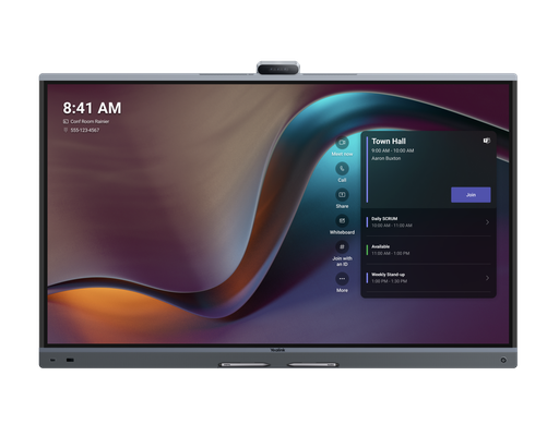 Yealink MeetingBoard 75 Pro All-in-One 4K Interactive Display, Triple 50 MP Camera, 16-Mic Array, Teams Rooms and Zoom Rooms (MB75Pro-A02)