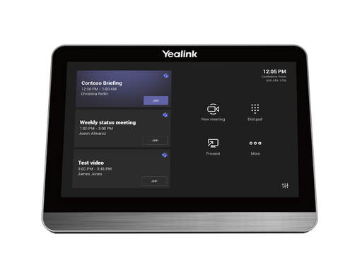 Yealink CTP18 8" Touch Panel for MeetingBar A20, A30 and MVC Rooms, Meeting Control and Annotation, PoE, Wi-Fi