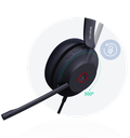 Yealink UH37 Mono UC USB-C Wired Headset, Dual Noise-Cancelling Microphones, 35 mm Speaker, Busylight, 96.5 g