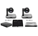 Yealink MVC940-C3-002 Microsoft Teams Rooms System for Extra-Large Rooms, 2× UVC84 4K 12x PTZ Cameras, AVHub, MCore Pro, MTouch II, 2× WPP20
