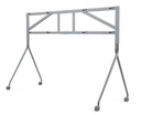 Yealink MB-FloorStand-D652 Mobile Floor Stand for Dual MeetingBoard 65 Side-by-Side Installations, Black