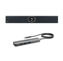 Yealink UVC40-BYOD Meeting Kit for Huddle and Small Rooms, 4K All-in-One USB Video Bar with 8-Mic Array, Auto Framing, Speaker Tracking and BYOD Box