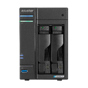 ASUSTOR Lockerstor 2 Gen2+ AS6702T v2 2-Bay NAS, Celeron N5105, 4GB RAM, Dual 5GbE, 4x M.2 NVMe
