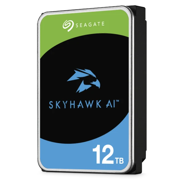 Seagate SkyHawk AI 12TB Surveillance Hard Drive, 3.5" SATA, 7200 RPM (ST12000VE003)