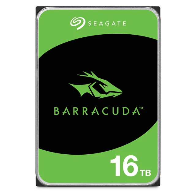Seagate BarraCuda 16TB Desktop Hard Drive, 3.5" SATA, 7200 RPM (ST16000DM001)