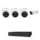 4 Camera 4K Driveway Security Camera System with Number Plate (LPR) Camera, 8CH PoE NVR | Jovision JVS-KIT-DRV-4C
