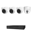 4 Camera Shop Security Camera System, 3 Indoor + 1 Outdoor Turret, 5MP, PoE NVR | Jovision JVS-KIT-SHOP-4C