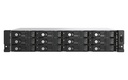 QNAP TL-R1200PES-RP 12-Bay 2U Rackmount PCIe SATA JBOD Expansion Enclosure, Redundant PSU