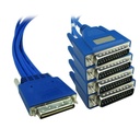 Cisco CAB-HD4-232MT= High-Density 4-port EIA-232 DTE Cable, Male DB-25, 3 m