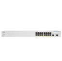 Cisco CBS220-16P-2G-AU Business 220 16-Port Gigabit PoE+ Smart Switch, 2 Gigabit SFP, 130 W PoE Budget