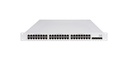 Cisco Meraki MS150-48T-4X Cloud-Managed Stackable Switch, 48x 1GbE RJ45, Non-PoE, 4x 10G SFP+ Uplinks