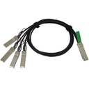 Cisco QSFP-4SFP10G-CU2M 40G QSFP to 4x 10G SFP+ Passive Copper Breakout Cable, 2 m
