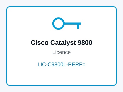Cisco 9800-L Performance licence