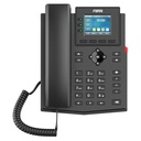 Fanvil X303-2 Wire IP Phone, 2.4-inch Colour Screen, 2-Wire Power and Network over RJ11, 4 SIP Accounts