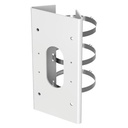 Hikvision DS-1475ZJ-SUS Vertical Pole Mount Bracket, Stainless Steel, White