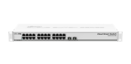 MikroTik CSS326-24G-2S+RM SwOS powered 24 port Gigabit Ethernet switch 2x SFP+ 1U Rackmount