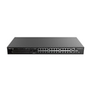 Ruijie 24-Port 100Mbps,1 Uplink Port 1000Mbps, 24 ports PoE+. Max PoE 180W