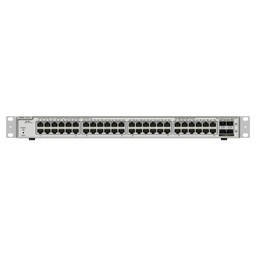 Ruijie RG-NBS3200-48GT4XS-P-V2, 48-Port Gigabit Layer 2+ Cloud Managed PoE Switch, 4 x 10G Uplinks 