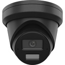 HiLook by Hikvision 8MP IPC-T381H-MU AcuSense Turret IP Camera with 2.8mm Lens & Built-in Dual Mic (Black)