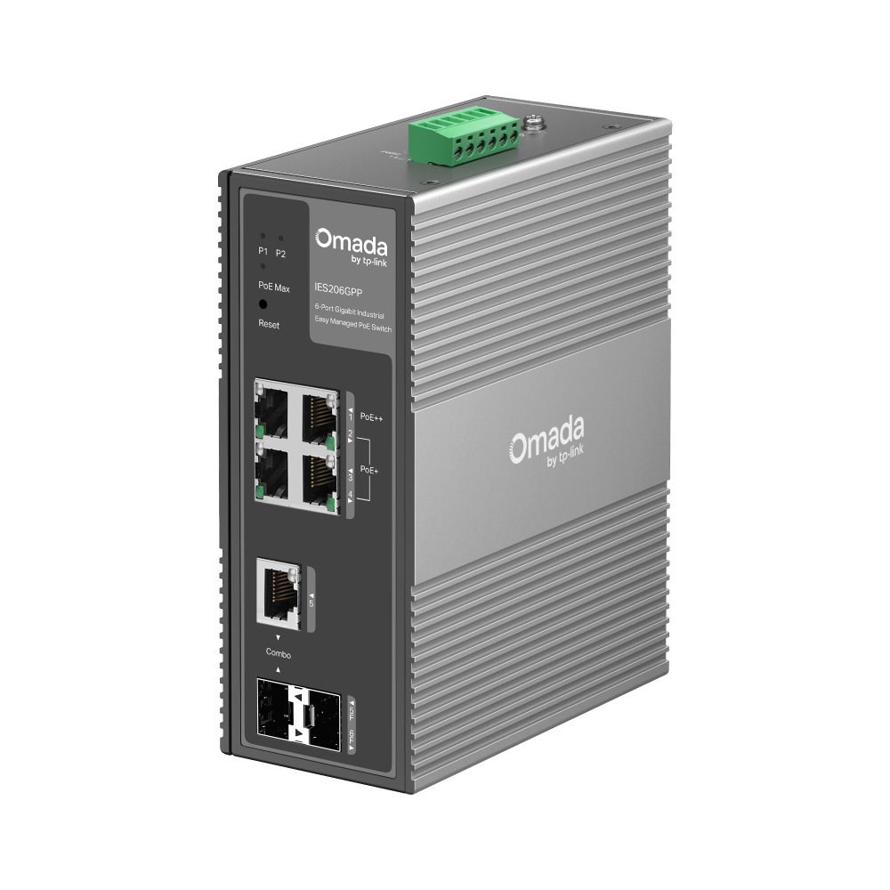 TP-Link IES206GPP Omada 6-Port Industrial Managed Gigabit Switch